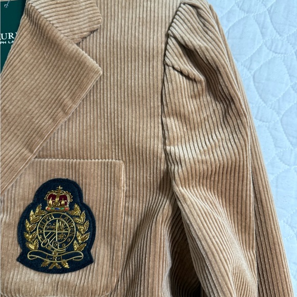 Ralph Lauren Camel Corduroy Blazer Brand New with tags - Picture 2 of 4